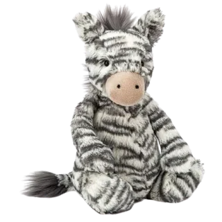 Bashful Zebra (Grey)