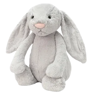 Bashful Silver Bunny - Large