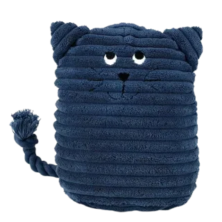 Blue Kitty Doorstop