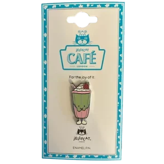 Berrity Latte Pin Badge