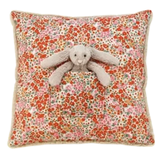 Blossom Beige Bunny Cushion