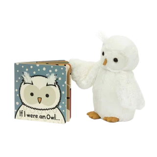 If I Were An Owl Board Book and Bashful Owl Medium