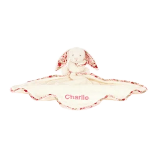 Personalised Blossom Cream Bunny 'Berry' Soother