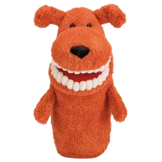 Toothy Mutt Hand Puppet