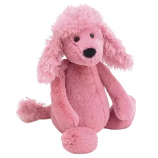 Bashful Poodle - Medium (Pink)