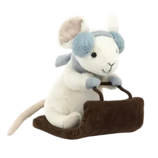 Merry Mouse Sleighing