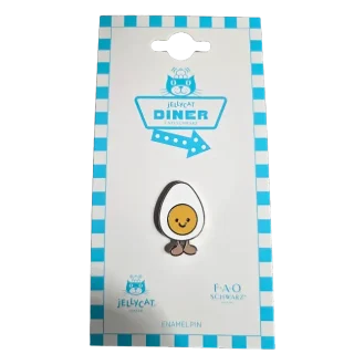 Amuseables Happy Boiled Egg Pin Badge