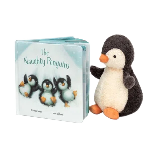The Naughty Penguins Book and Peanut Penguin Medium