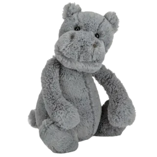 Bashful Hippo - Grey