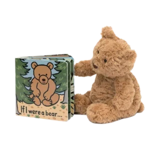 If I Were a Bear Board Book & Bartholomew Bear Medium