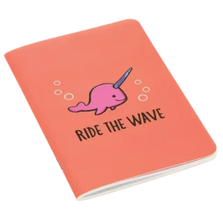 Seas the Day Coral Notebook