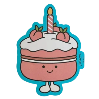 Amuseables Melbie Peach Cake Sticker