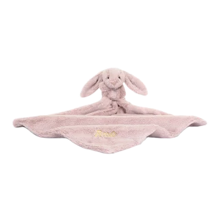 Personalised Bashful Luxe Bunny Rosa Soother