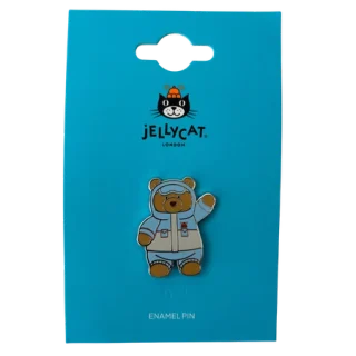 Bartholomew Bear Snow Suit Pin Badge