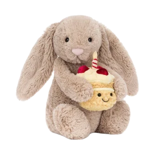 Bashful Beige Bunny 'Birthday'