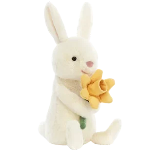 Bobbi Bunny with Daffodil