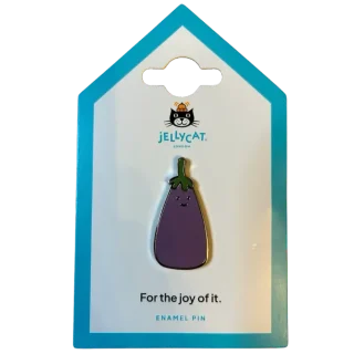 Aubergine Pin Badge