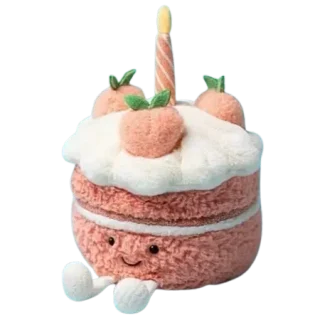 Amuseables Melbie Peach Cake