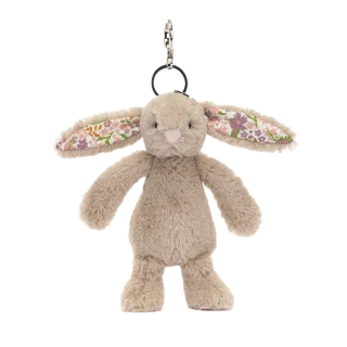 Blossom Beige Bunny 'Petal' Bag Charm