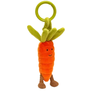 Vivacious Vegetables Carrot Jitter & Rattle