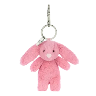 Bashful Bunny Pink Bag Charm