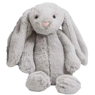 Bashful Grey Bunny