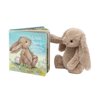 Lapin Timide Et Ses Petites Aventures and Bashful Beige Bunny Medium
