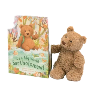 It's a Big World Bartholomew Book and Bartholomew Bear Medium