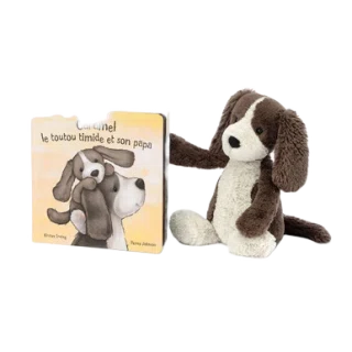 Caramel Le Toutou Timide Et Son Papa & Bashful Fudge Puppy Medium