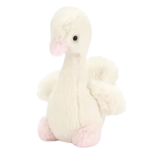 Syllabub Swan Rattle - Pink