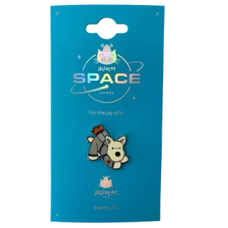 Munro Space Dog Pin Badge