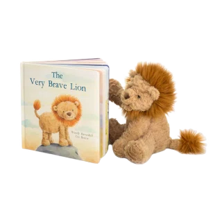 The Very Brave Lion Book and Fuddlewuddle Lion Medium
