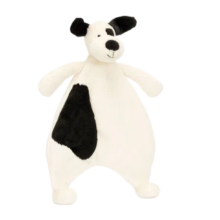 Bashful Rufferty Black & Cream Puppy Comforter
